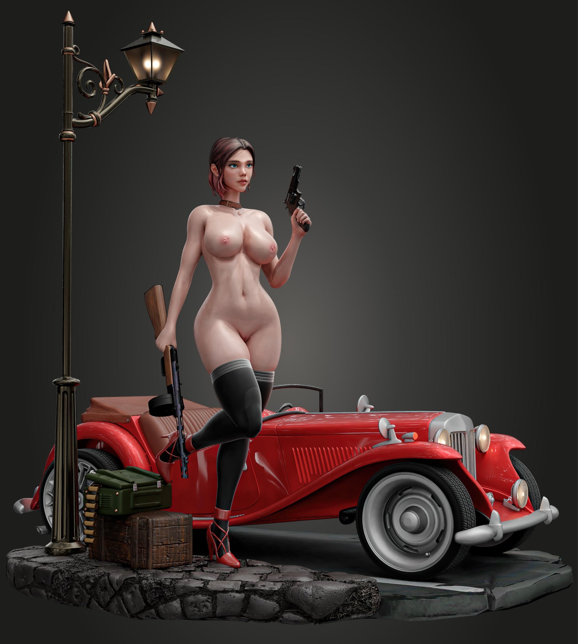 AMCM Studios - Isabella Moretti - 32/75mm Pin Up/Figure/Model/Diorama - Helios3DPrinting