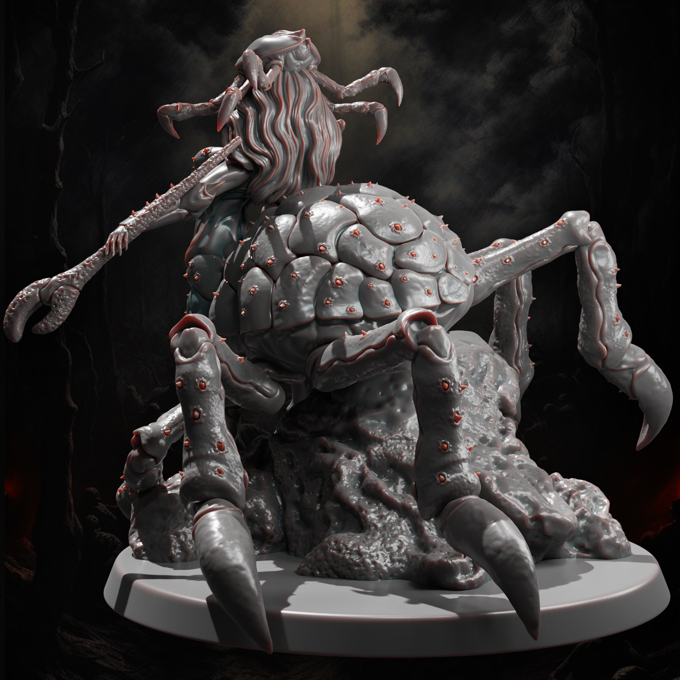 Jugglers Miniatures - Crab Queen - 75/100mm Pin Up/Figure/Model/Diorama