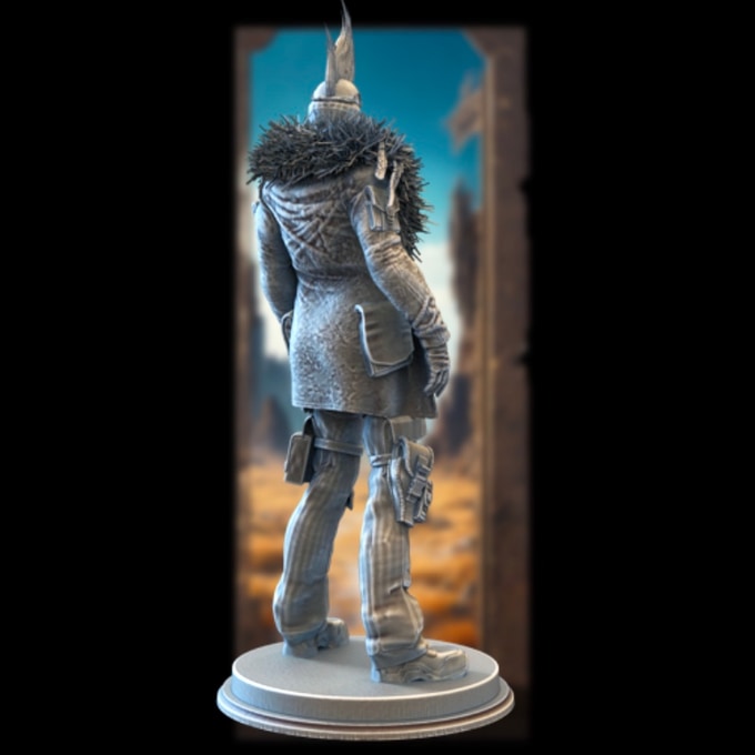 Broken Sword - Post Apocalyptic Elves -  Cyberpunk - 75/100mm Pin Up/Figure/Model/Diorama