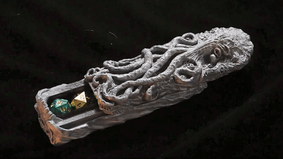 Mata's Miniature Wonder - Eldrich Whisper Dice Box - DnD/TTRPG/Roleplaying/Wargames