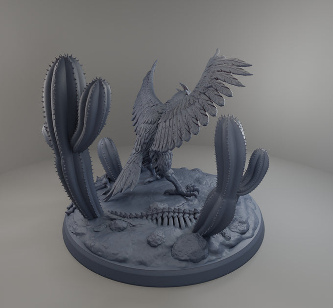 Alain Viesca - La Lechuza (Attack) - 32/75/120mm Pin Up/Figure/Model/Diorama - Helios3DPrinting