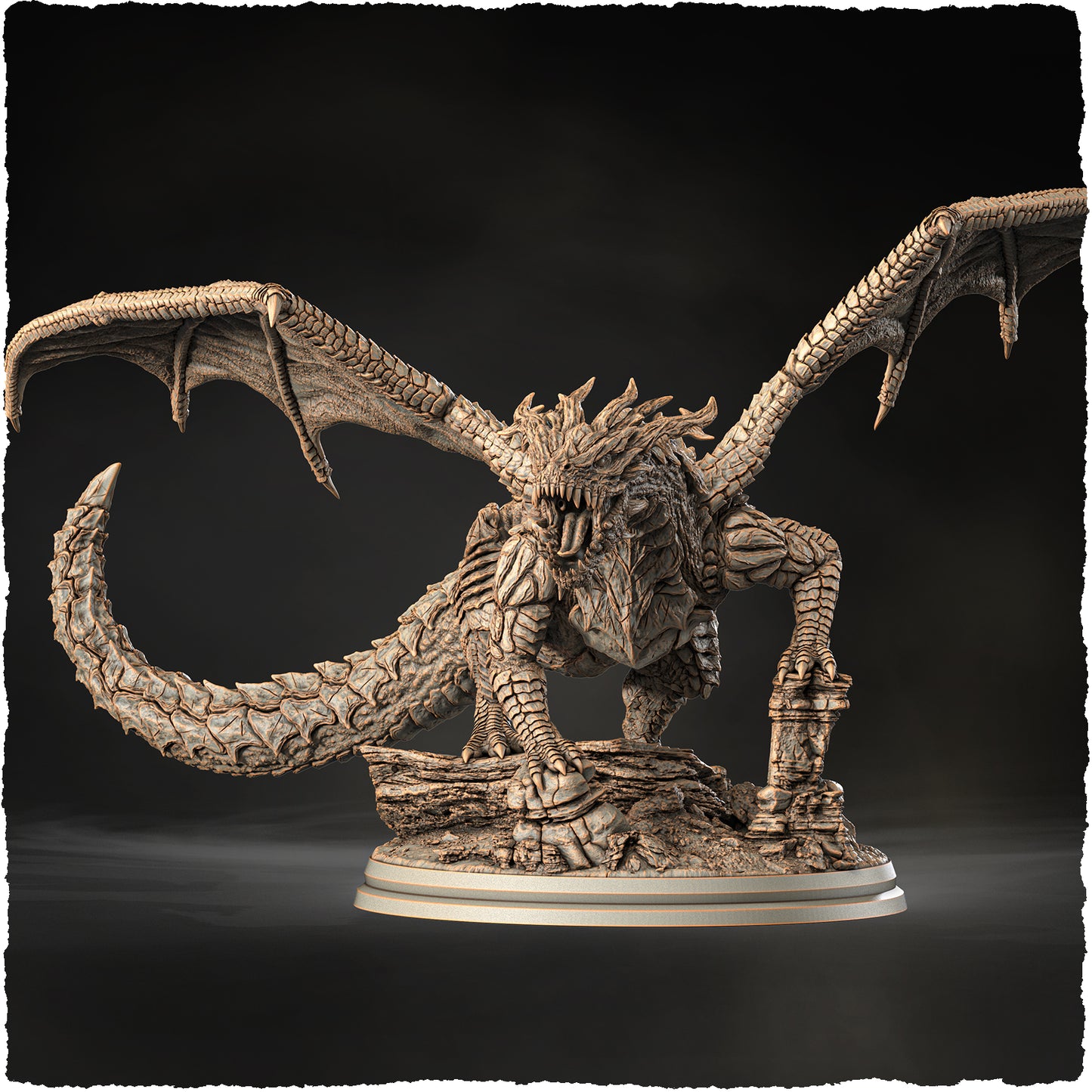 Evox Arts - World Dragons #1 - Great European - DnD/TTRPG Figure/Miniature