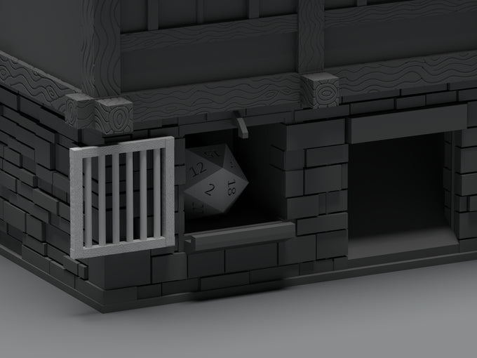 Northern Minis - Medieval House Dice Tower - DnD/Pathfinder/Tabletop RPG