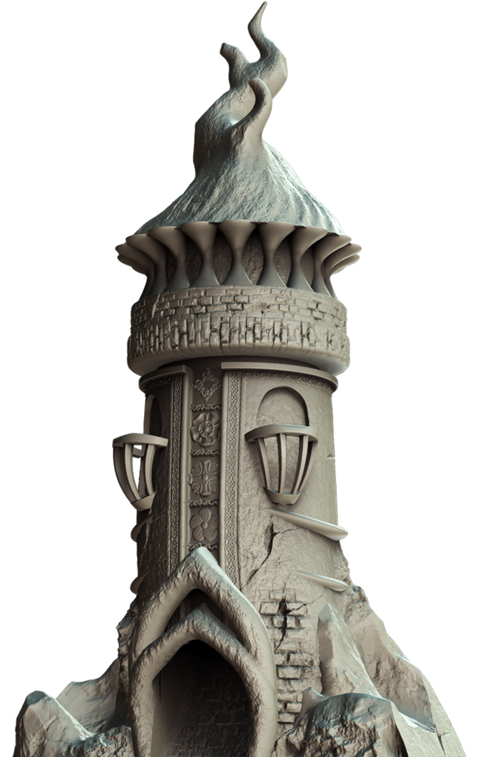 Slope3D - Desert Castle Dice Tower #3 - DnD/TTRPG/Roleplaying/Wargames