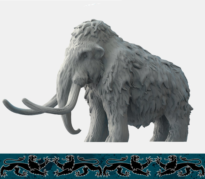 Brayan Nafarrate - Bestiary #2 - Mammoth Mount #2 - DnD/TTRPG Figure/Miniature