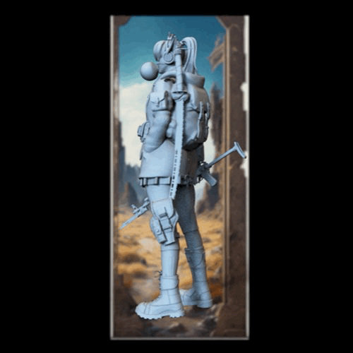 Broken Sword - Post Apocalyptic Elves - Finn Shadowblade - 75/100mm Pin Up/Figure/Model/Diorama