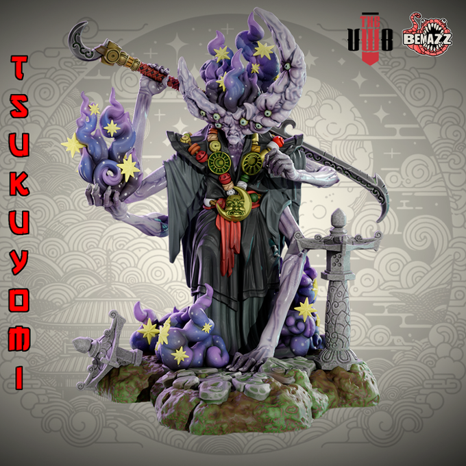 Bemazz Miniatures - Japanese Gods Vol.1 - Tsukuyomi - 75/120mm Pin Up/Figure/Model/Diorama