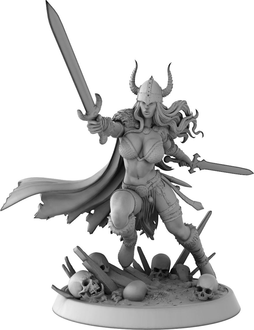 Level 50 Miniatures - Dark Charm III - Barbarian - 75/120mm Pin Up/Figure/Model/Diorama