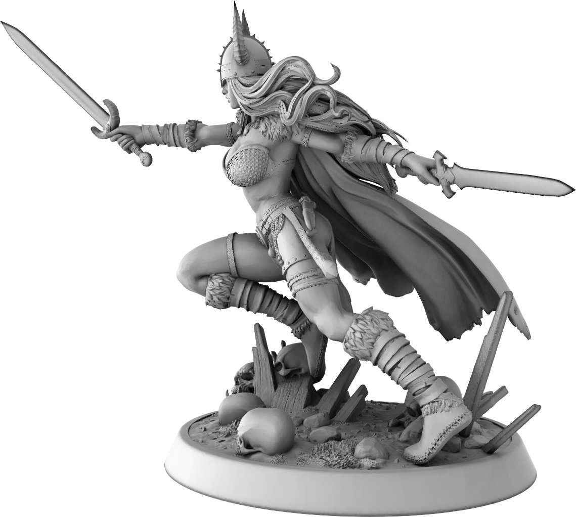 Level 50 Miniatures - Dark Charm III - Barbarian - 75/120mm Pin Up/Figure/Model/Diorama
