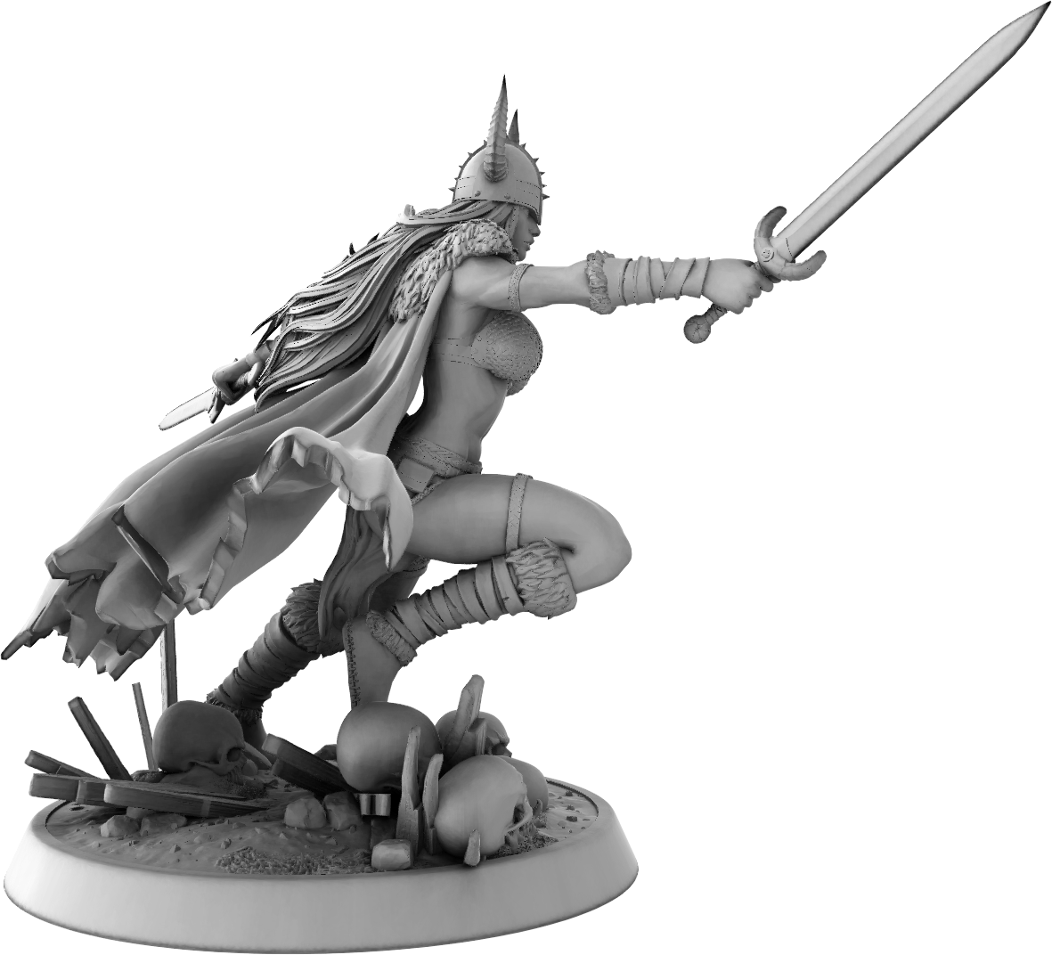 Level 50 Miniatures - Dark Charm III - Barbarian - 75/120mm Pin Up/Figure/Model/Diorama