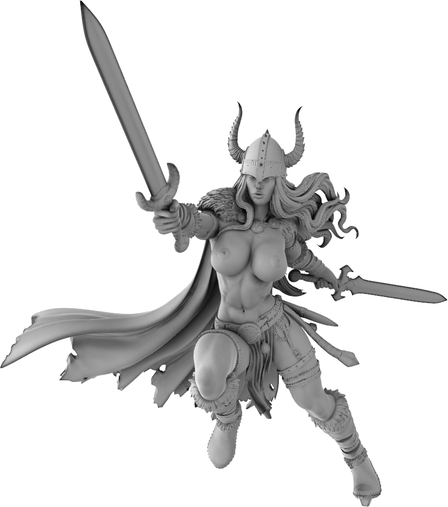 Level 50 Miniatures - Dark Charm III - Barbarian - 75/120mm Pin Up/Figure/Model/Diorama