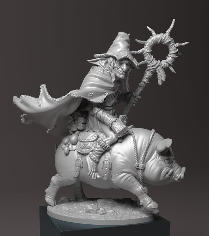 Nocturna - Farloth the Pig - 32/75mm Pin Up/Figure/Model/Diorama