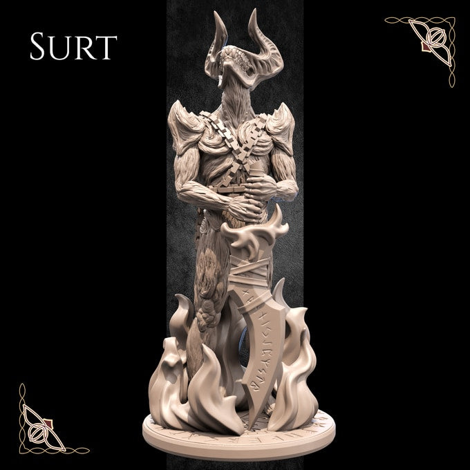 Fredrik Rosado - Valhalla - Surtr - 75mm Pin Up/Figure/Model/Diorama