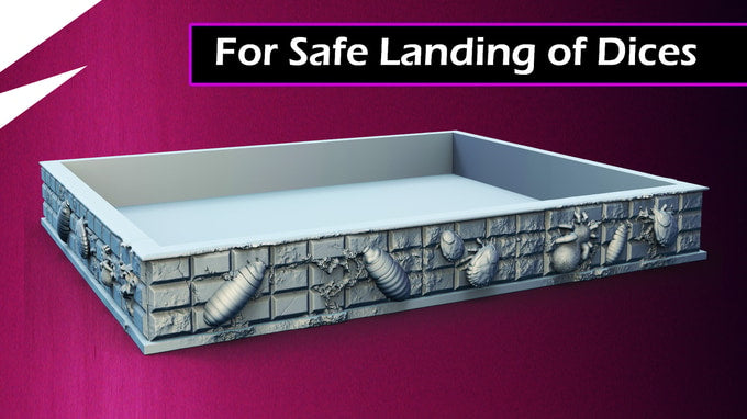 Slope3D - Infested Dice Tray - DnD/TTRPG/Roleplaying/Wargames