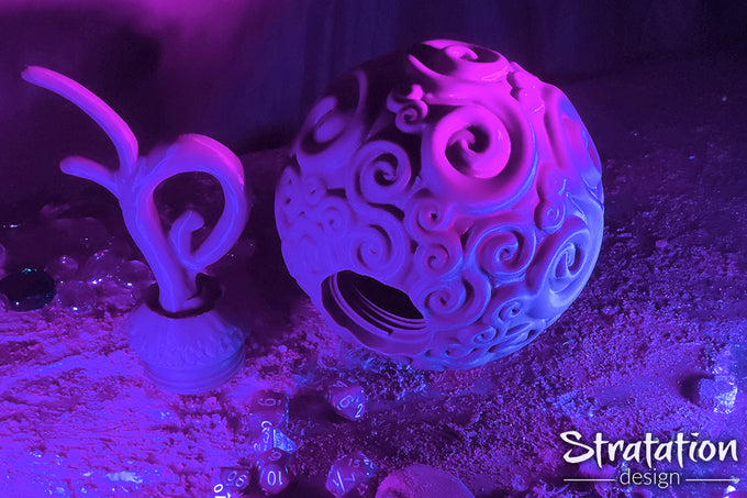 Stratation Design - Vortex Swirlfruit Dice Box - DnD/TTRPG/Roleplaying/Wargames