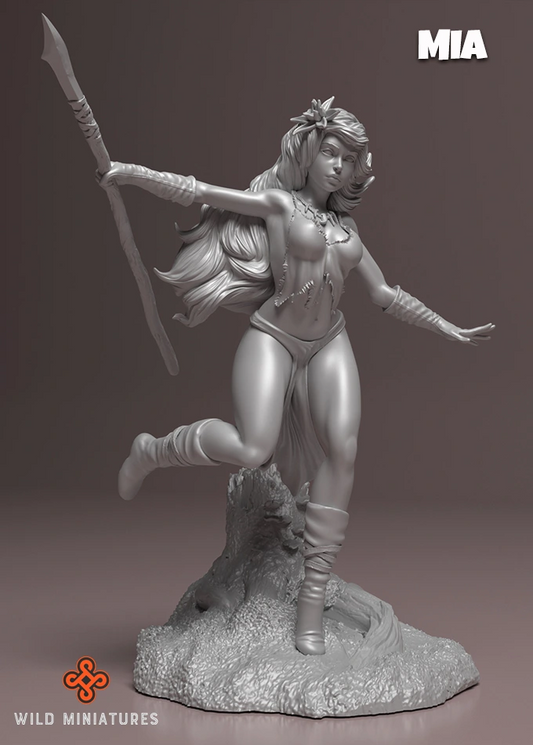 Wild Miniatures - Wild Wild Girls - Mia - 32/75mm Pin Up/Figure/Model/Diorama