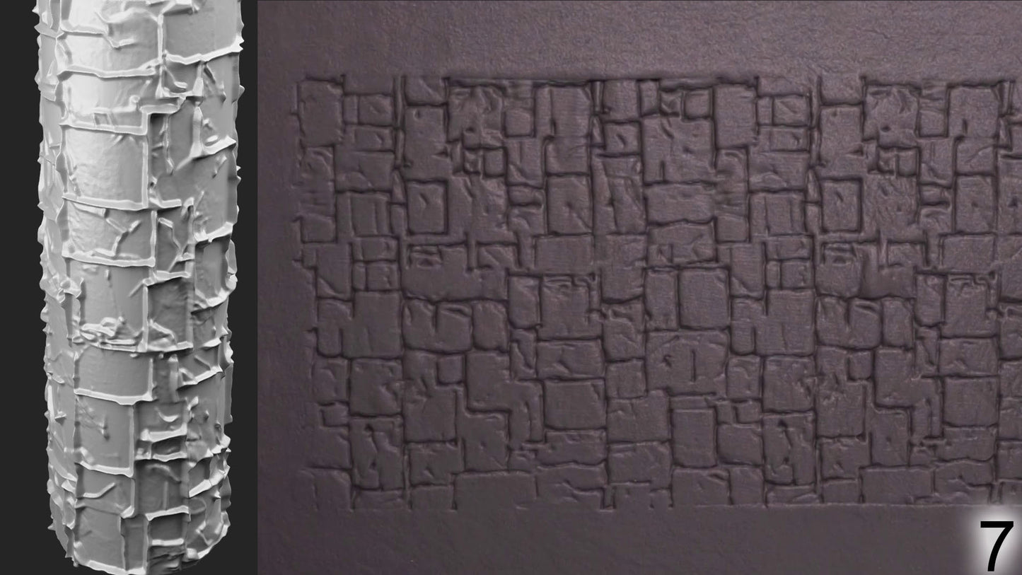 Jorrit - Texture Rollers #22 - Clay Roller for Scenery/TTRPG/Pottery Embossing