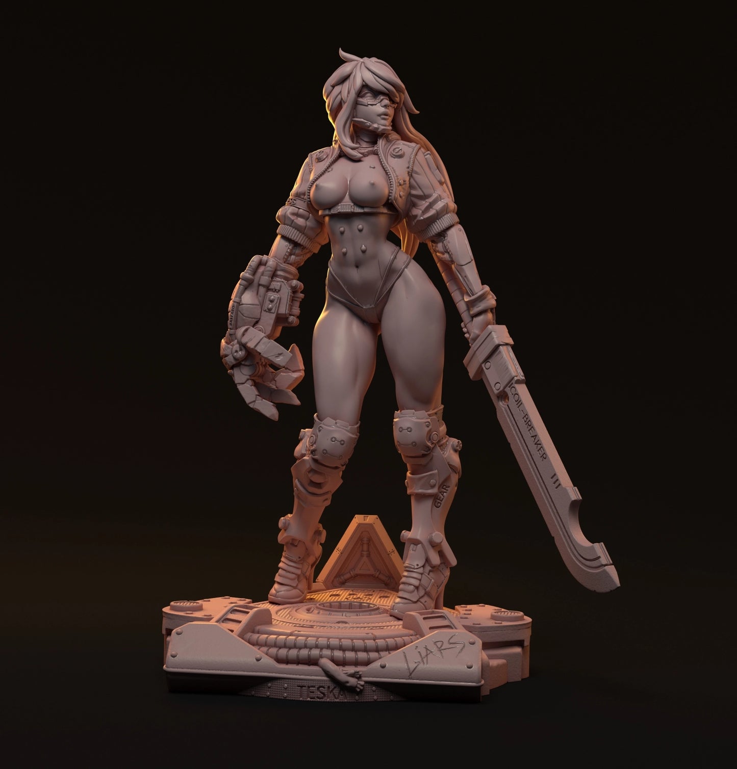 MythRealms - Cyber Addiction - Teska Ai - 6 Poses - 32/75/200mm Pin Up/Figure/Model/Diorama