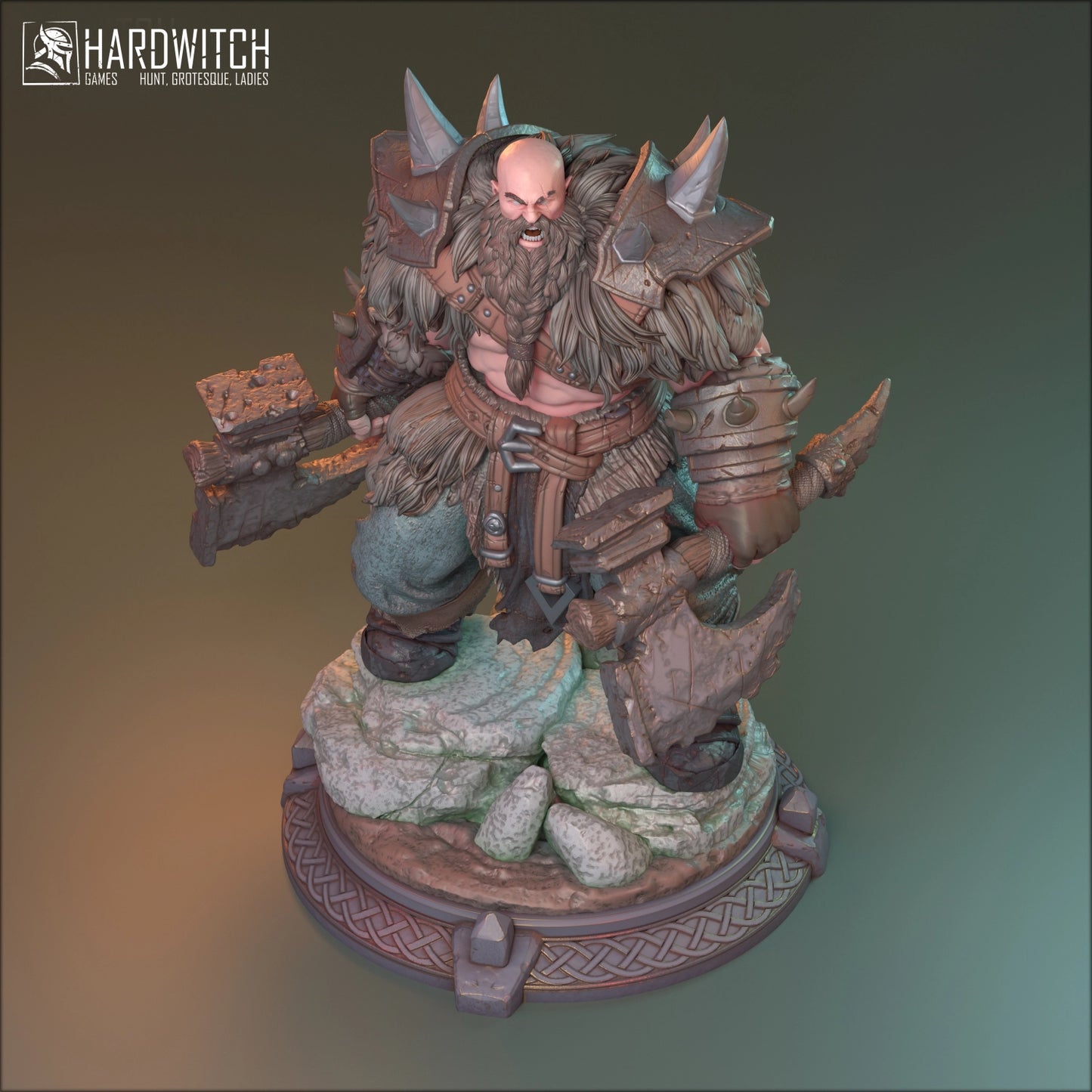 MythRealms - Night Wolf Tribe - Ing Thurd - 32/75/100mm Pin Up/Figure/Model/Diorama