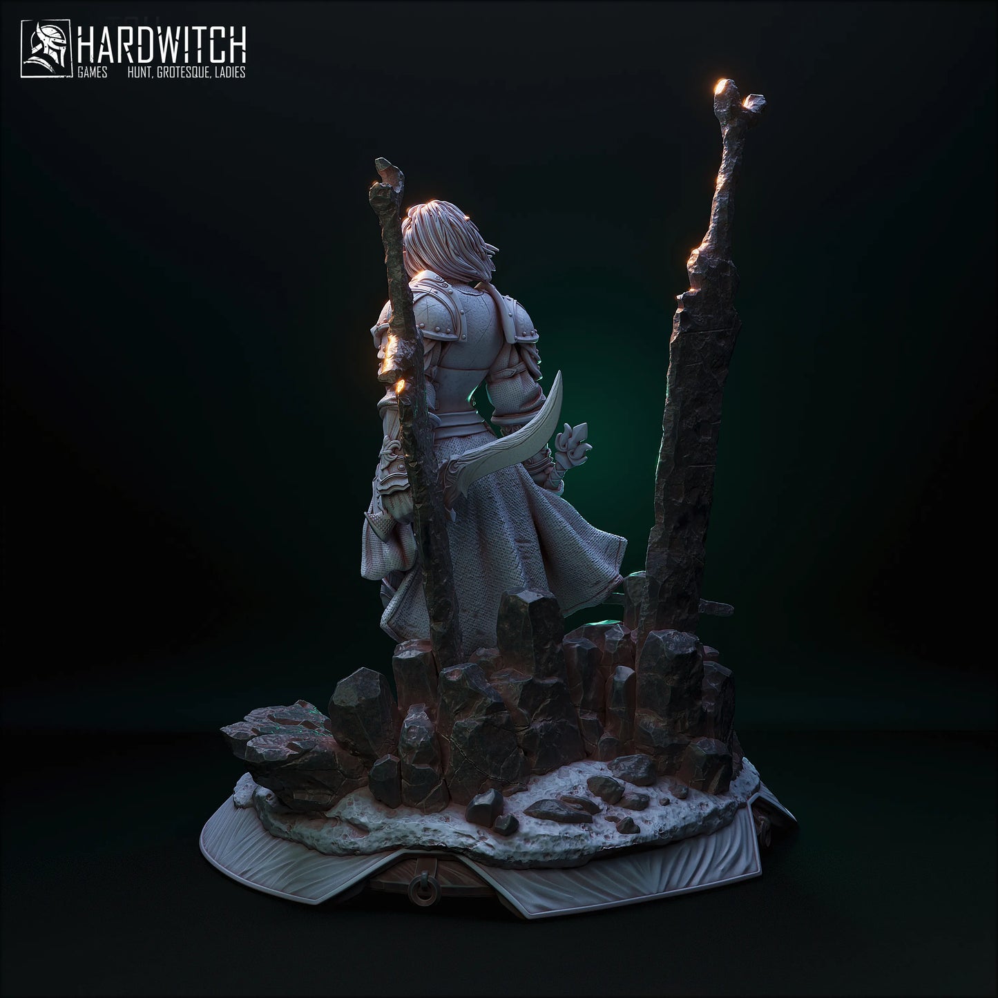 HardWitch Games - Yggdrasil - Tyrese Santim - 75/100mm Pin Up/Figure/Model/Diorama