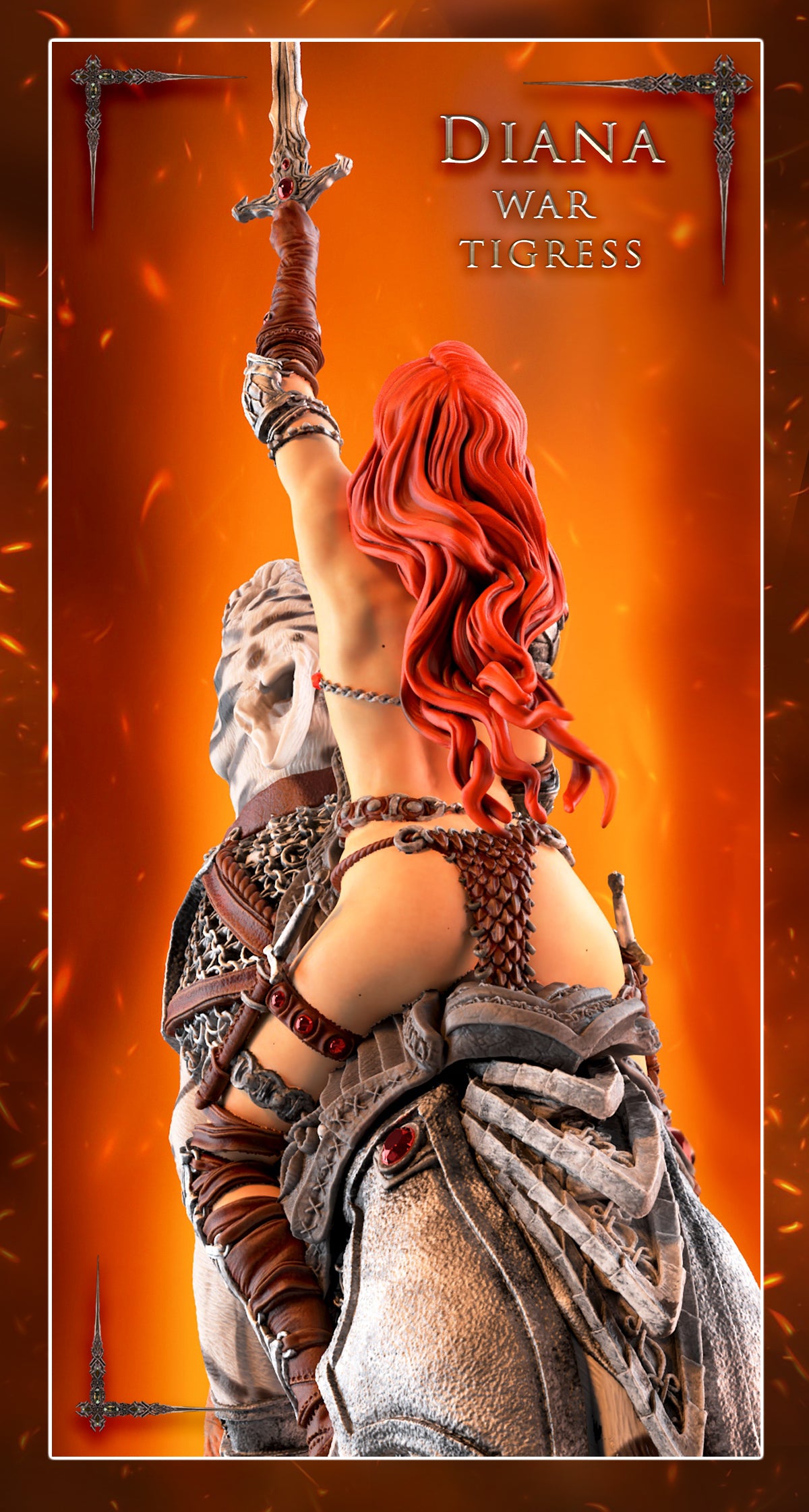 Printomancer - War Tigress: Diana - 1/12 200mm Pin Up/Figure/Model/Diorama