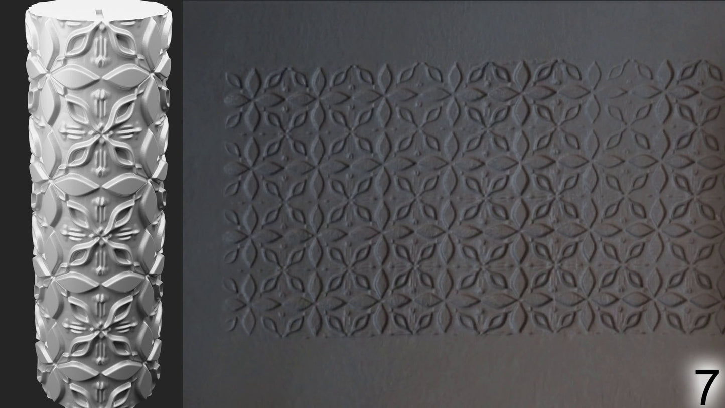 Jorrit - Texture Rollers #12 - Clay Roller for Scenery/TTRPG/Pottery Embossing