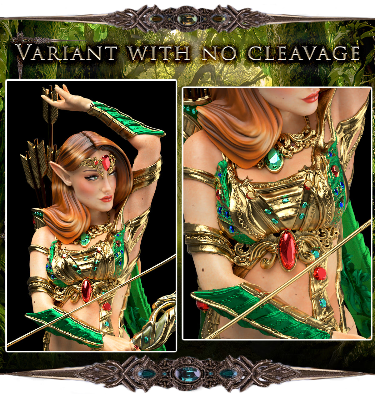 Printomancer - Laurel: Forest Elf - 1/12 200mm Pin Up/Figure/Model/Diorama