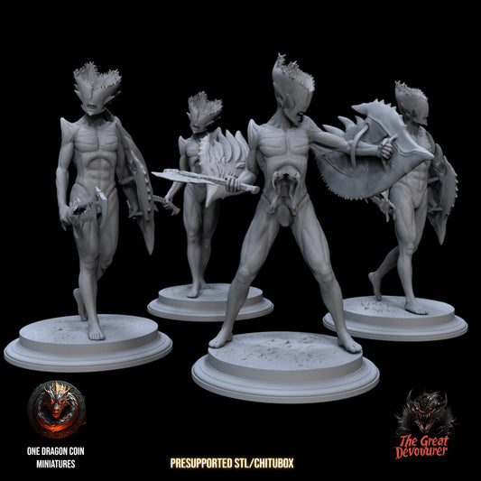 One Dragon Coin - Devouring Demon Infantry - DnD/TTRPG Figure/Miniature