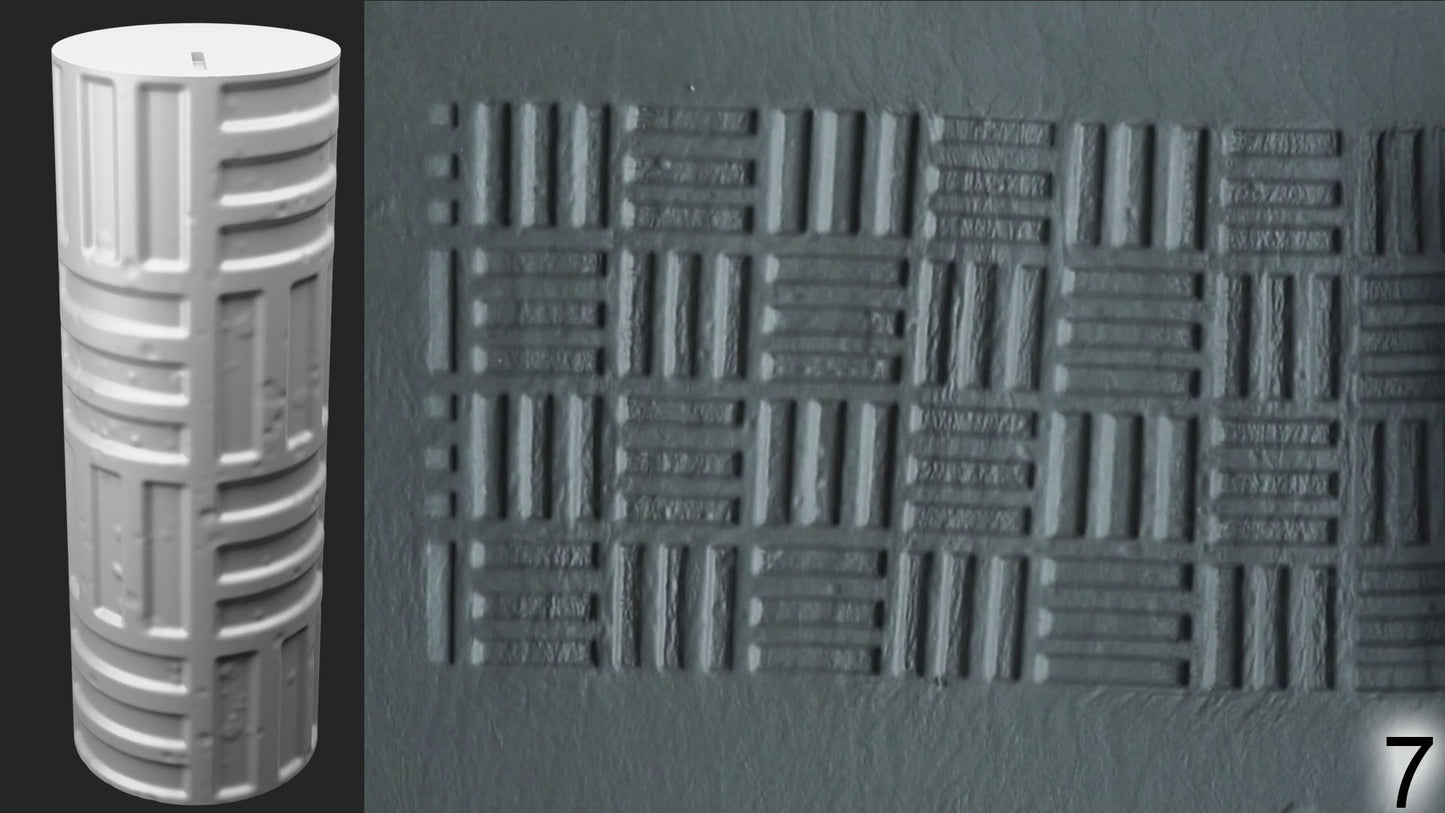 Jorrit - Texture Rollers #11 - Clay Roller for Scenery/TTRPG/Pottery Embossing