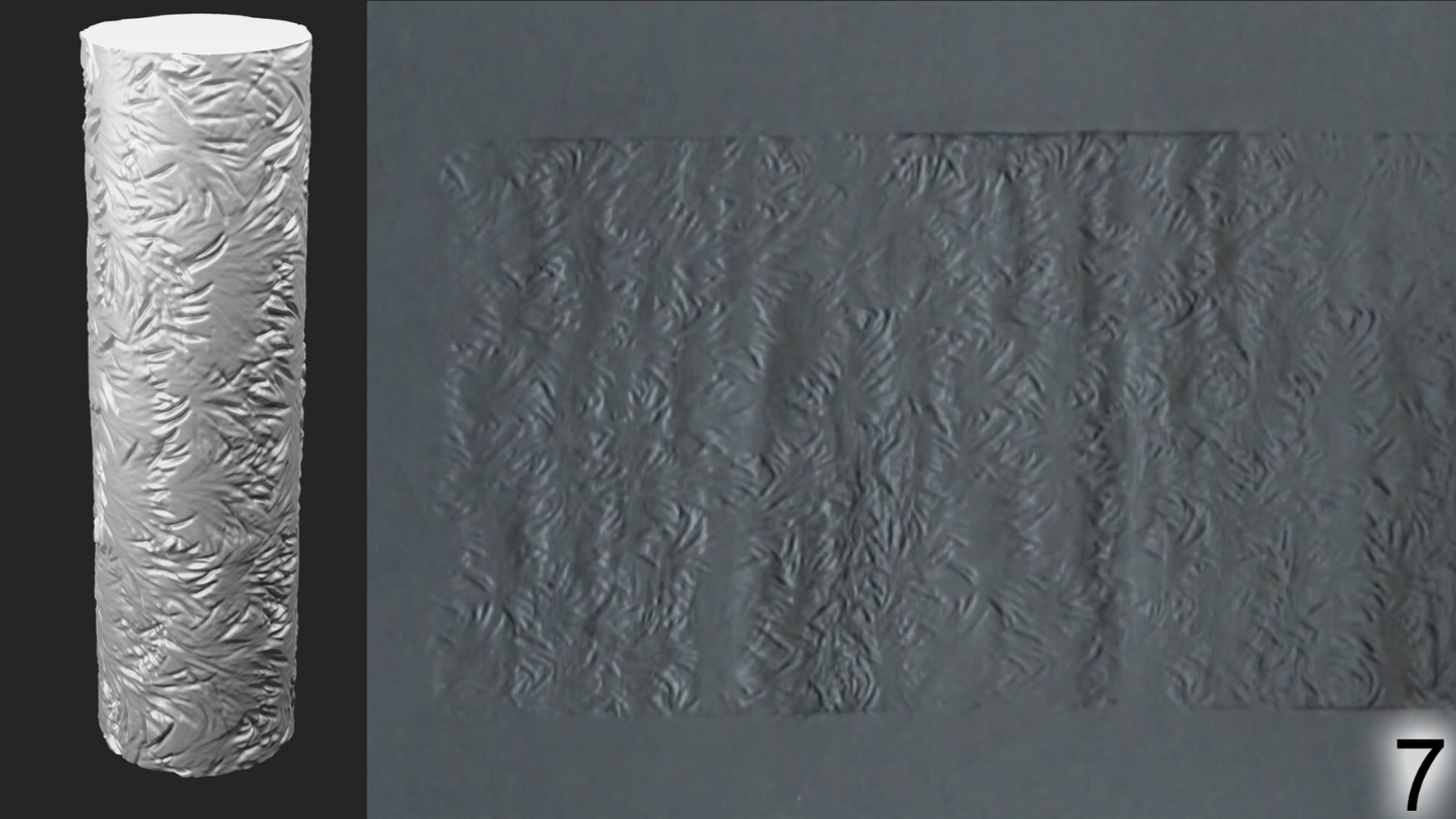 Jorrit - Texture Rollers #09 - Clay Roller for Scenery/TTRPG/Pottery Embossing