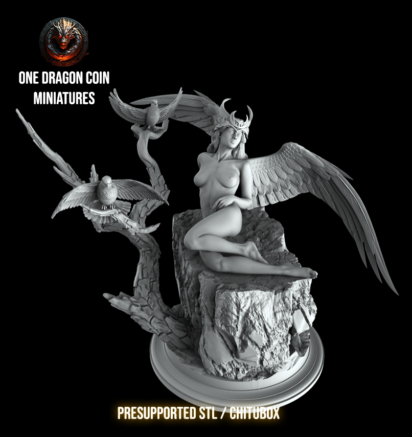 Lady Model - Vayra, Wind Queen -  75mm Pin Up/Figure/Model/Diorama