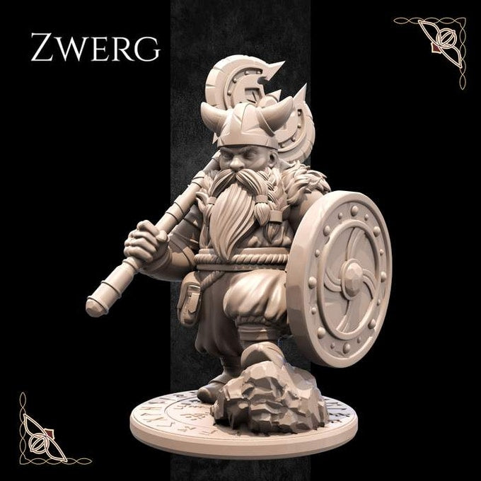 Fredrik Rosado - Valhalla - Zwerg - 75mm Pin Up/Figure/Model/Diorama