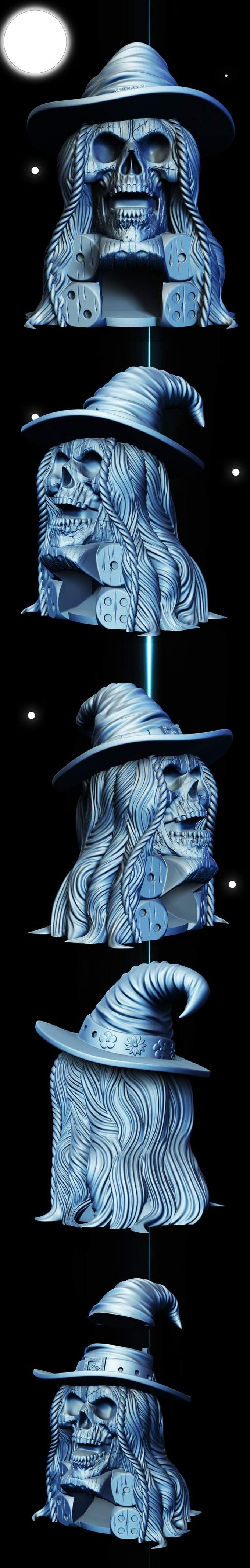 Slope3D - Witch (HexWeave) Dice Tower - DnD/TTRPG/Roleplaying/Wargames