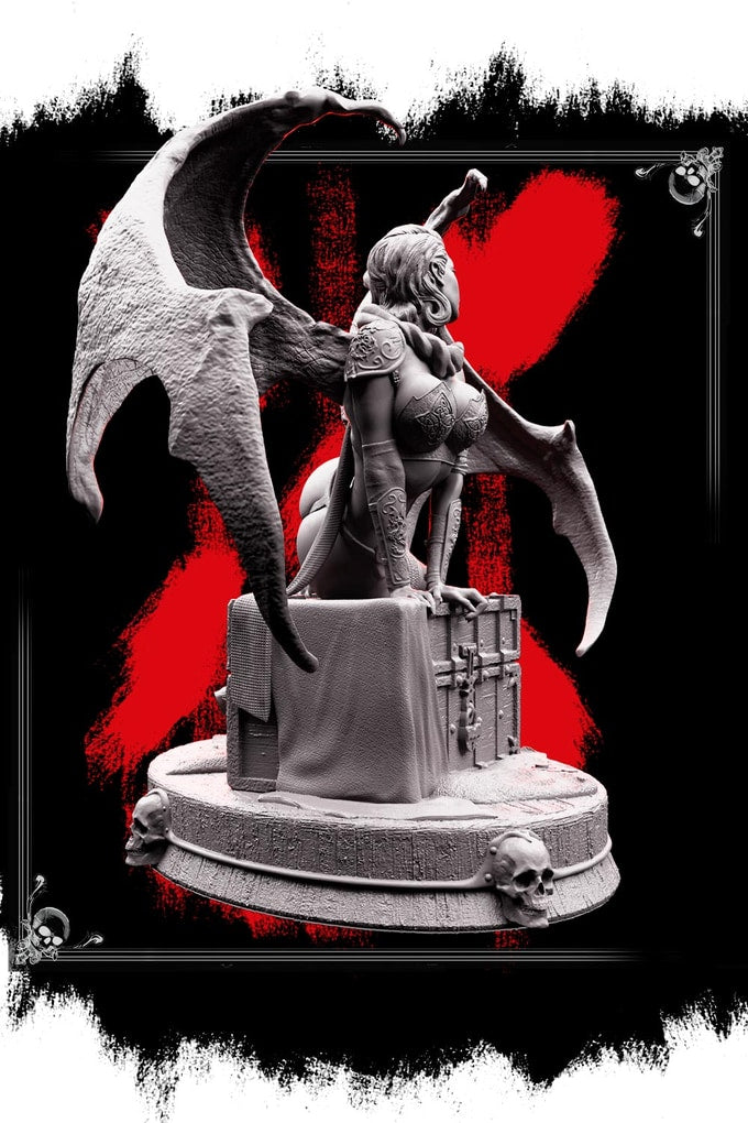 Fredrik Rosado - Succubus Queen DrazKira - 75mm Pin Up/Figure/Model/Diorama