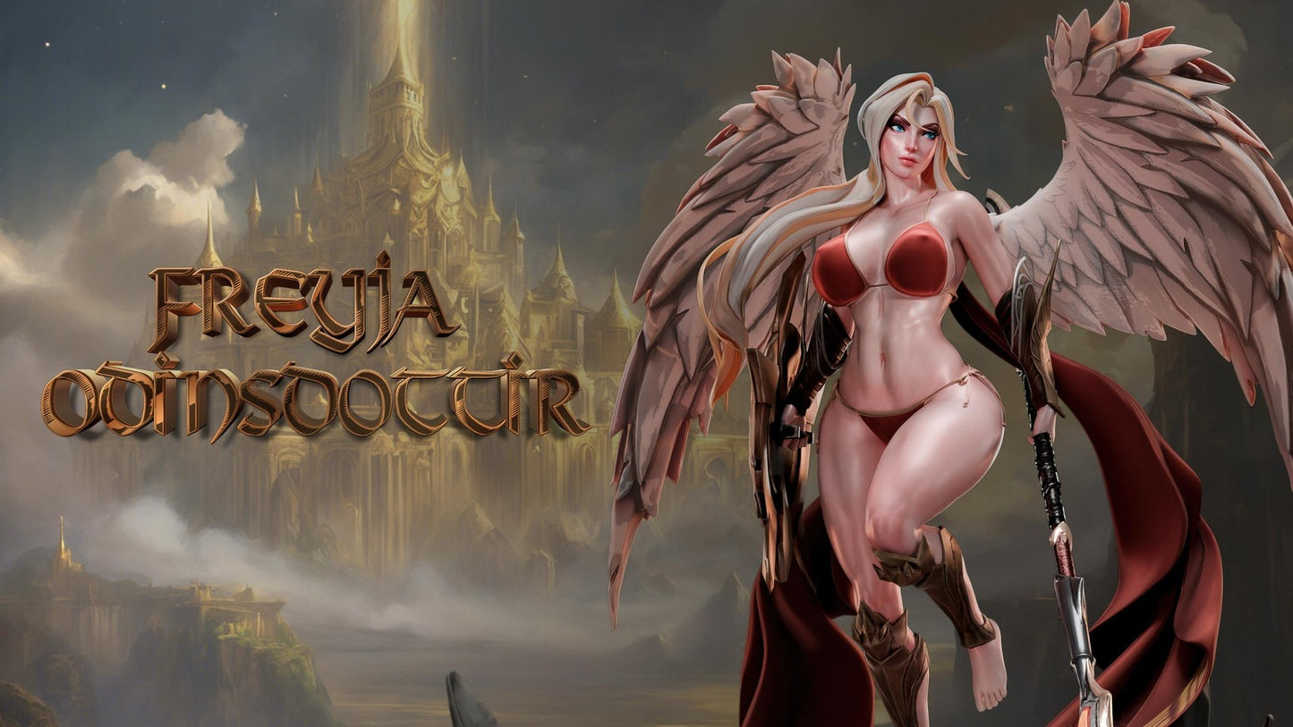 AMCM Studios - Freyja Odinsdottir - 32/75mm Pin Up/Figure/Model/Diorama - Helios3DPrinting