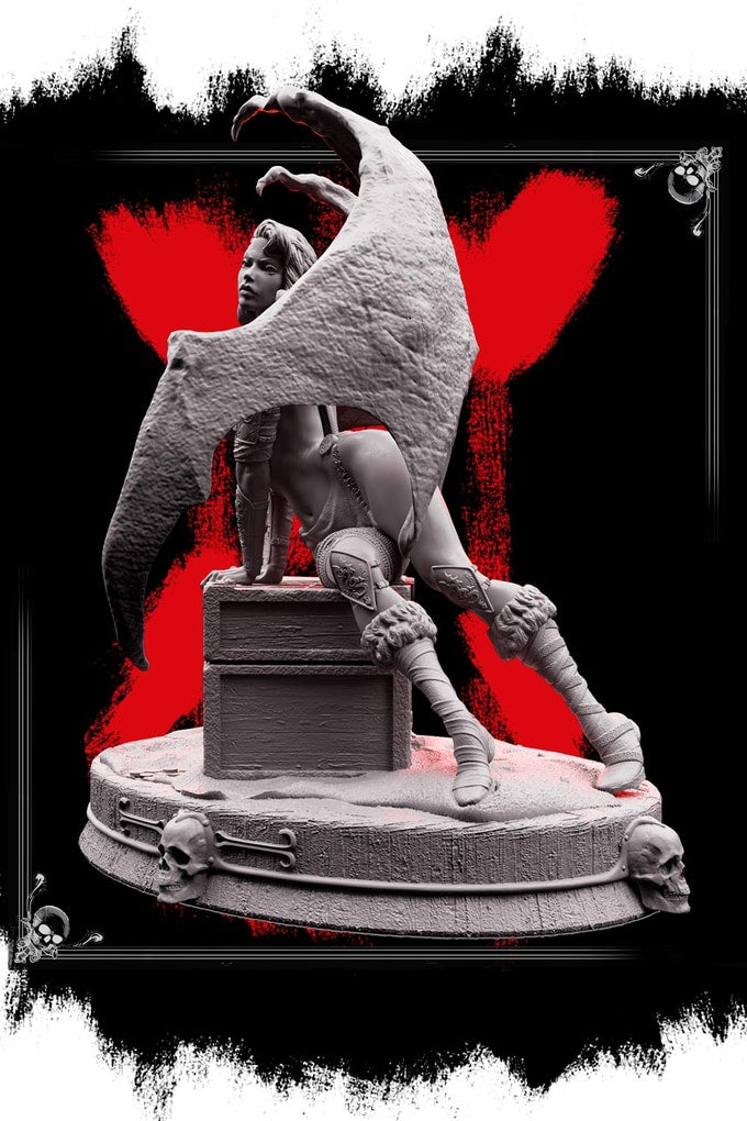 Fredrik Rosado - Succubus Queen DrazKira - 75mm Pin Up/Figure/Model/Diorama