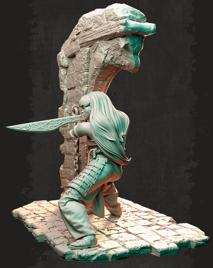 Nocturna - Lora, Adventurer - 32/75mm Pin Up/Figure/Model/Diorama