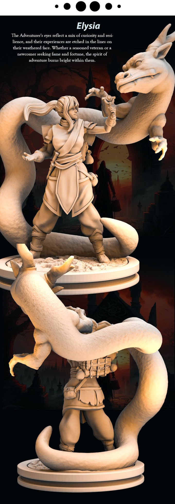 Ravi - Fantasy Girls #4 - Elysia - 75mm Pin Up/Figure/Model/Diorama