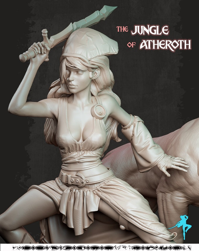 Nocturna - Jungle of Atheroth - 40/80mm Pin Up/Figure/Model/Diorama