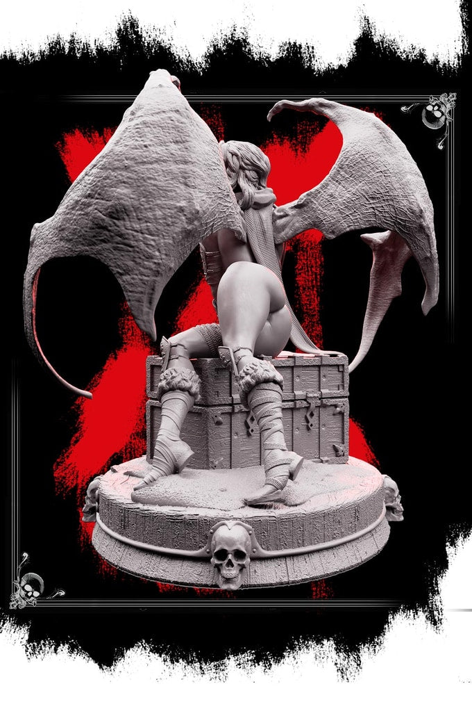 Fredrik Rosado - Succubus Queen DrazKira - 75mm Pin Up/Figure/Model/Diorama
