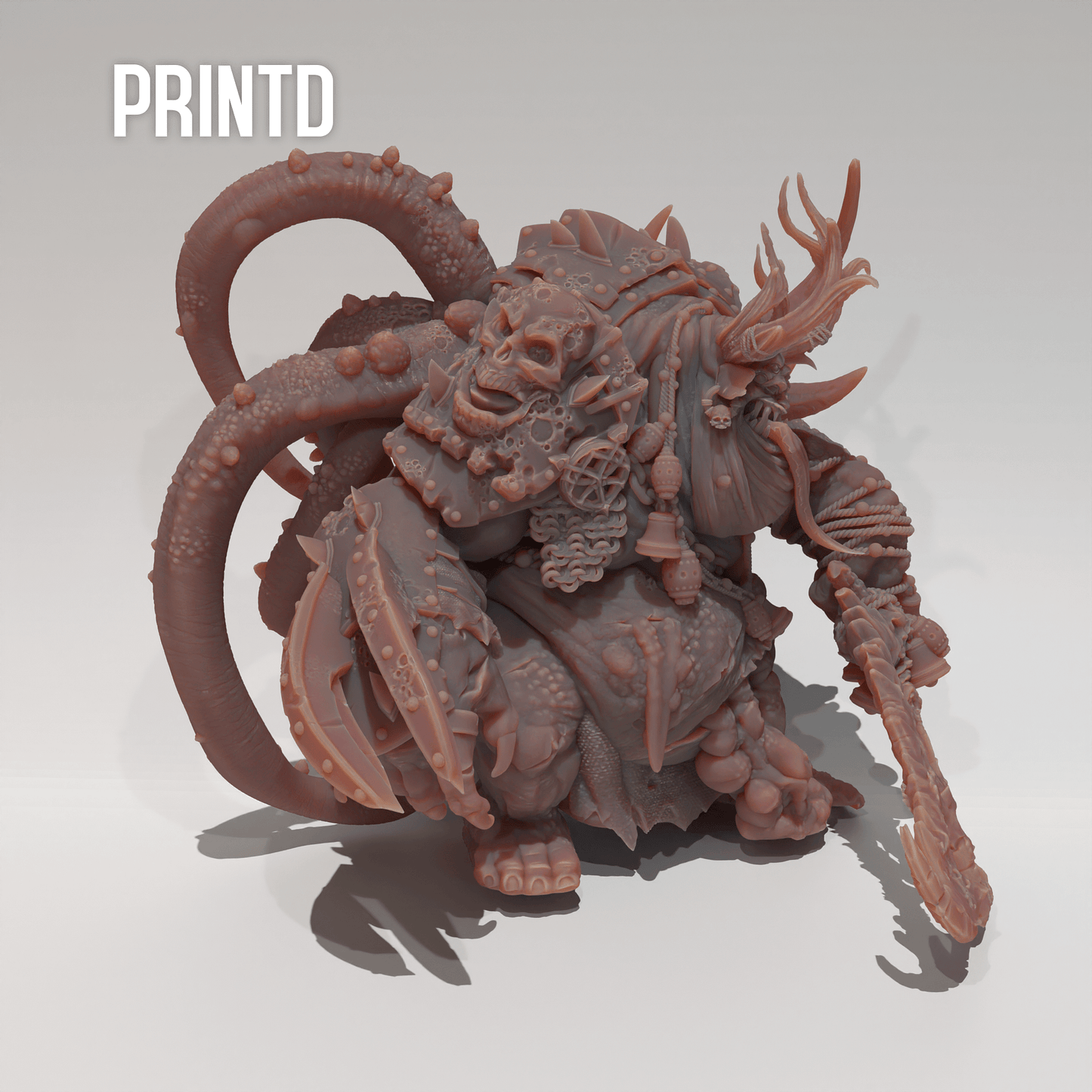 Z Kino - Bozzoth, Crown Prince of Decay - DnD/Pathfinder/TTRPG Figure Miniature