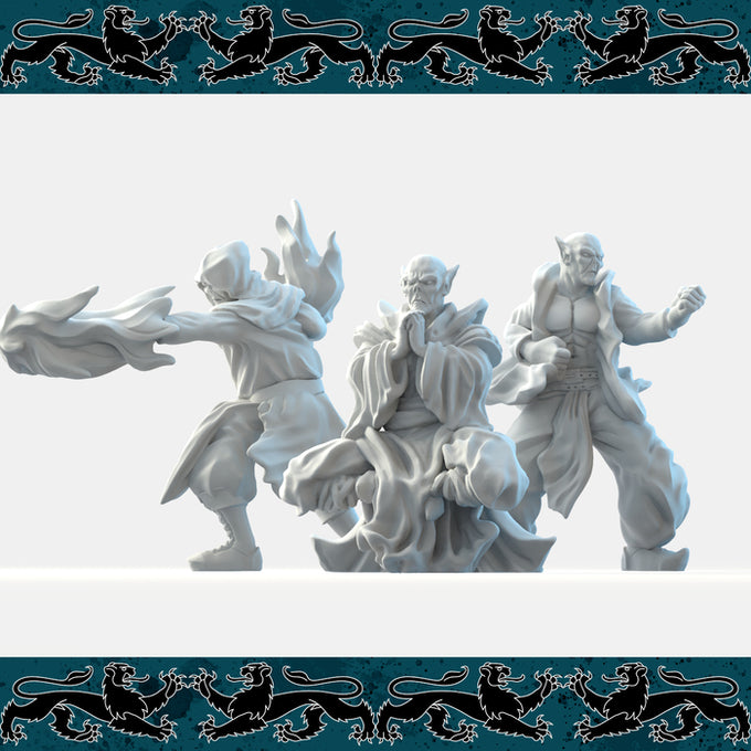 Brayan Nafarrate - Bestiary #2 - Githzerai - DnD/TTRPG Figure/Miniature