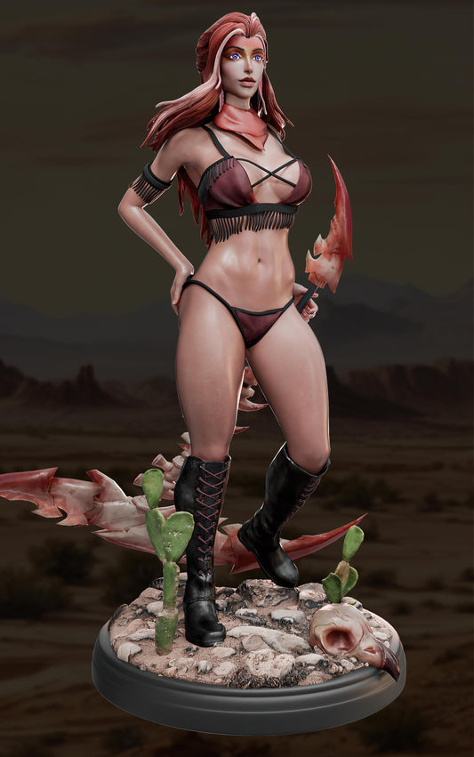 AMCM Studios - Ada Emberheart Standing - 32/75mm Pin Up/Figure/Model/Diorama - Helios3DPrinting