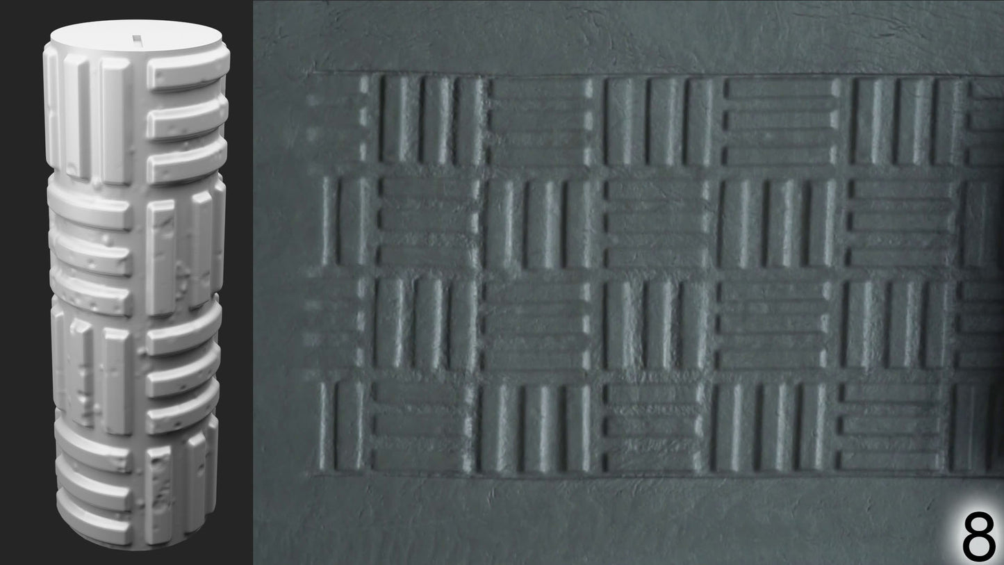Jorrit - Texture Rollers #11 - Clay Roller for Scenery/TTRPG/Pottery Embossing
