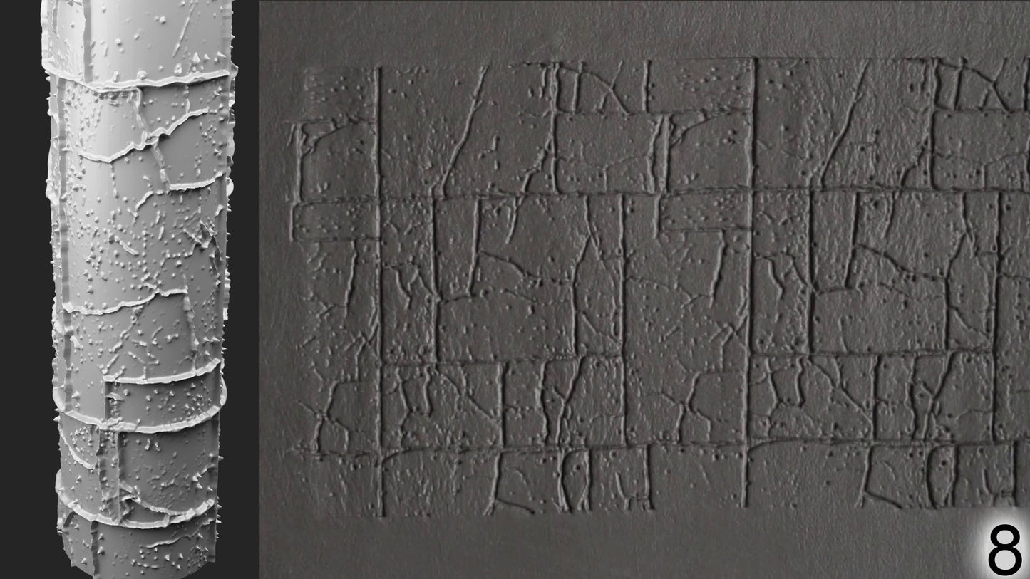 Jorrit - Texture Rollers #16 - Clay Roller for Scenery/TTRPG/Pottery Embossing