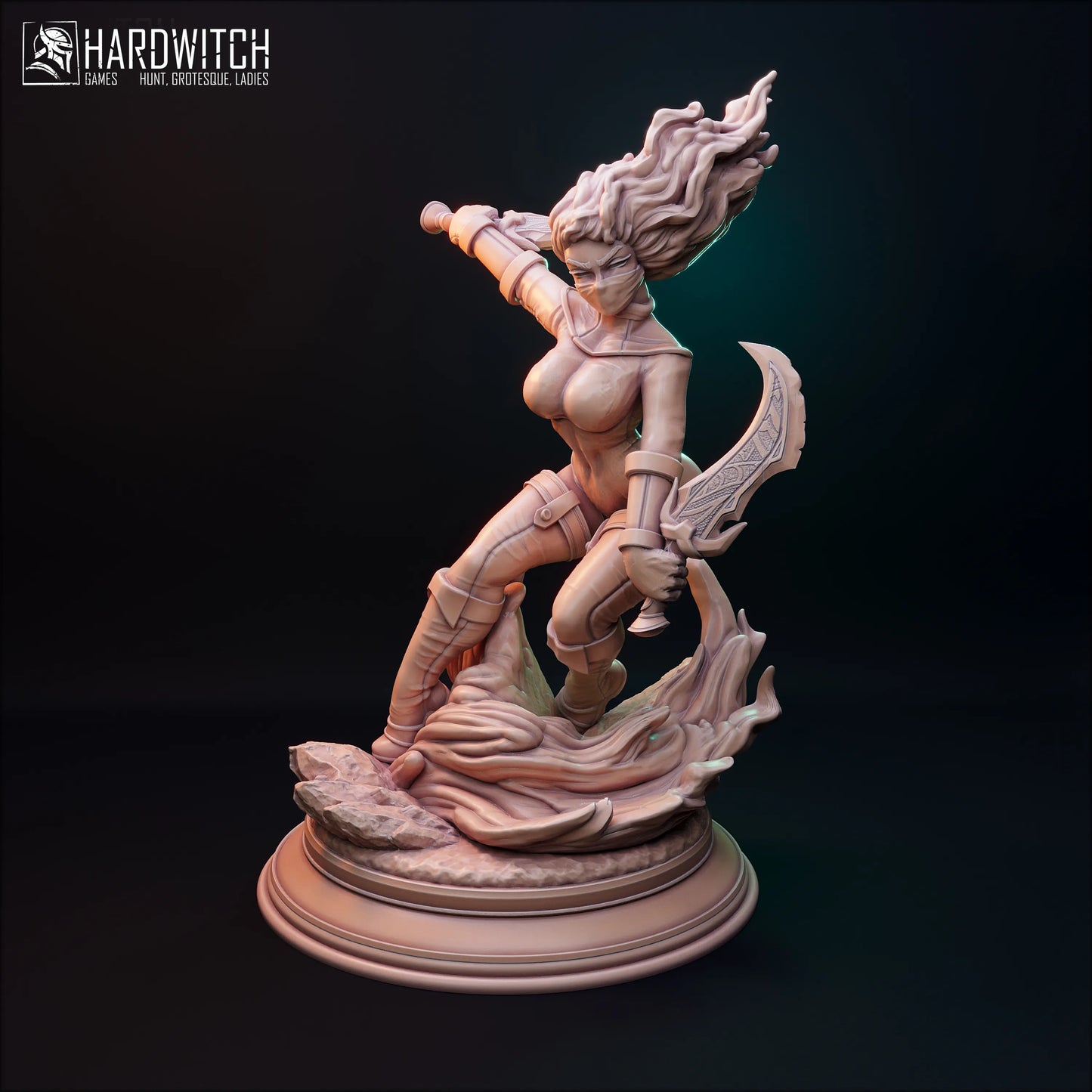 HardWitch Games - Assassin Elves - Ritte - DnD/TTRPG Figure/Miniature