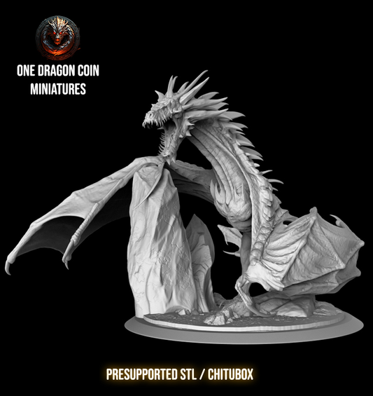 One Dragon Coin - Kasmioth - DnD/TTRPG Figure/Miniature
