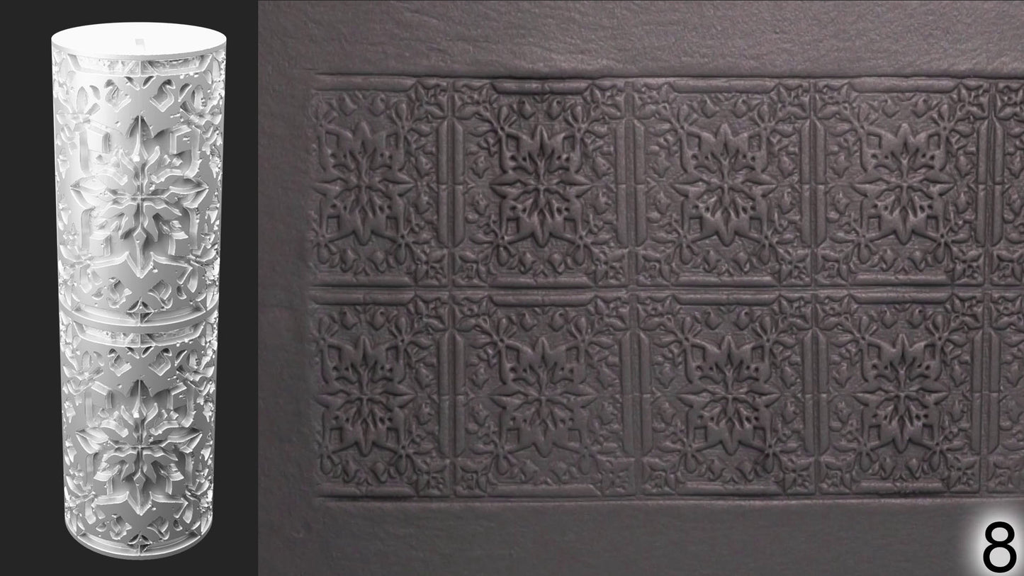 Jorrit - Texture Rollers #20 - Clay Roller for Scenery/TTRPG/Pottery Embossing