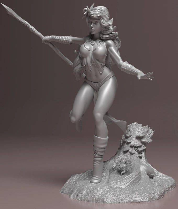 Wild Miniatures - Wild Wild Girls - Mia - 32/75mm Pin Up/Figure/Model/Diorama