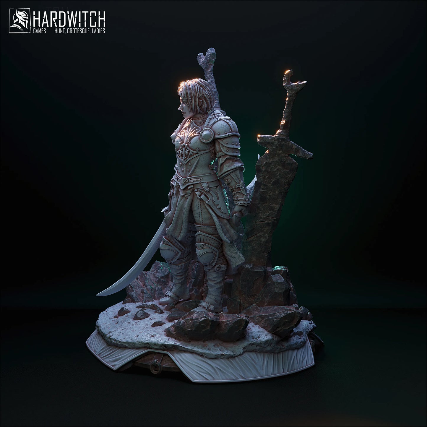 HardWitch Games - Yggdrasil - Tyrese Santim - 75/100mm Pin Up/Figure/Model/Diorama